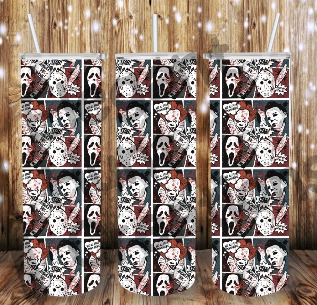 Horror Comic Sub Tumbler