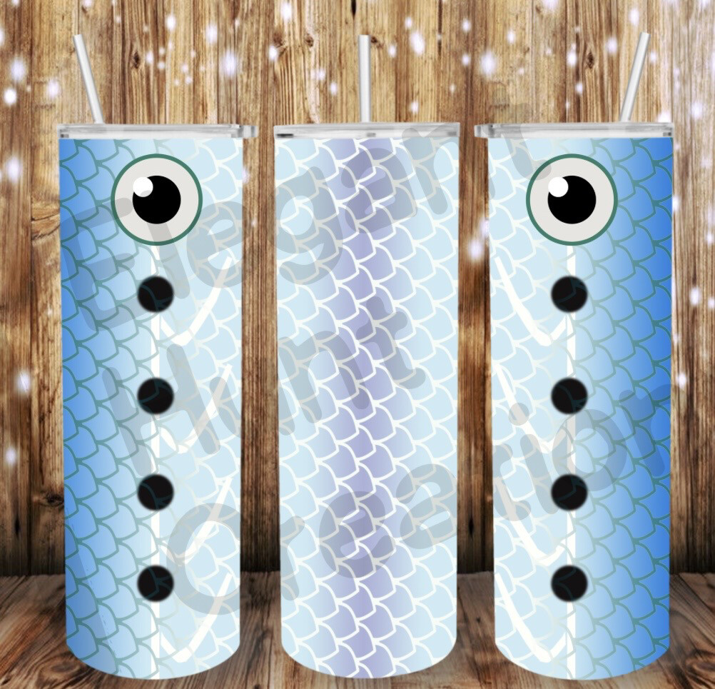 Blue Fish Lure Sub Tumbler