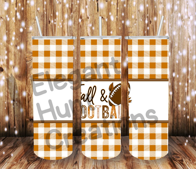 Fall And Football Sub Tumbler