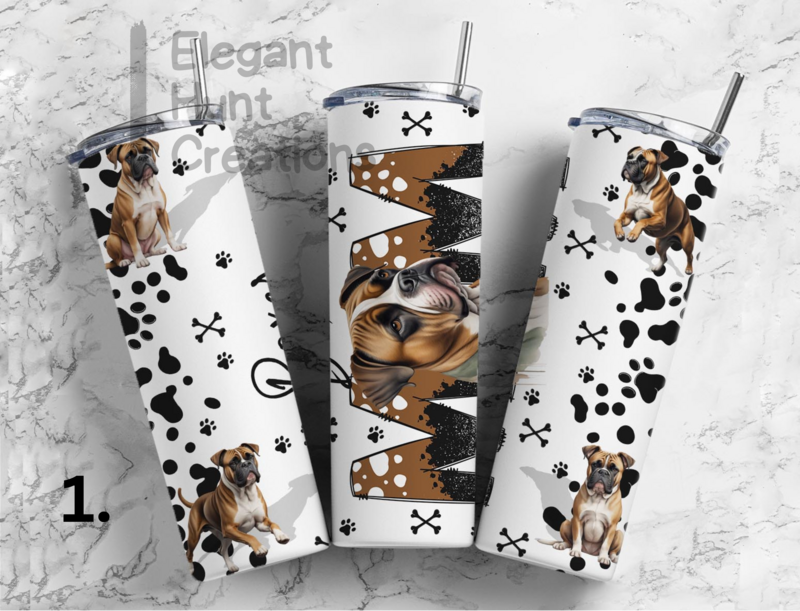 Dog Mom Sublimation Tumbler