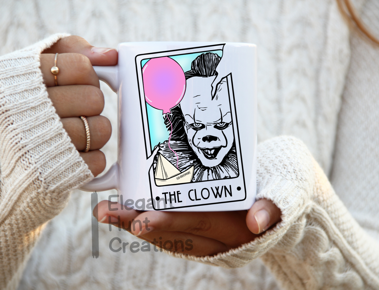 The Clown Tarot Coffee Mug | 15 ounces