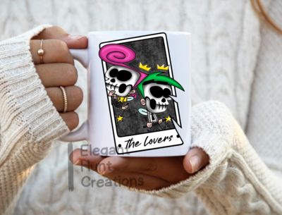 The Lovers Tarot Coffee Mug | 15 ounces