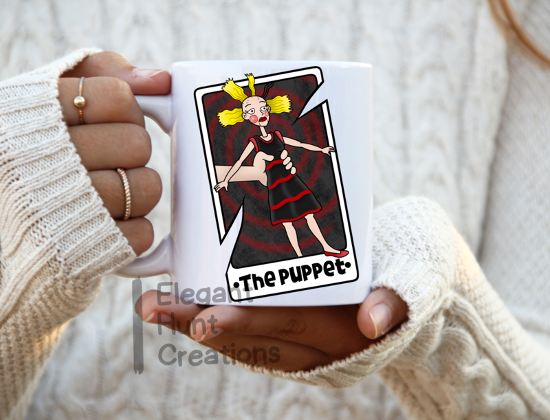 The Puppet Tarot Coffee Mug | 15 ounces