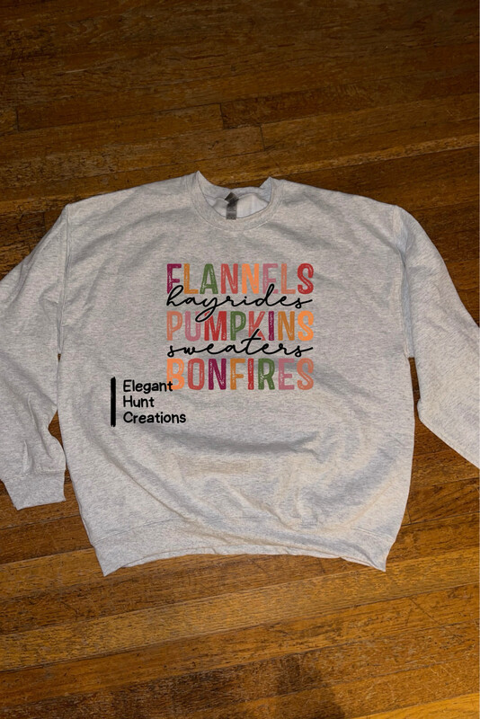 Flannels Pumpkins Bonfires