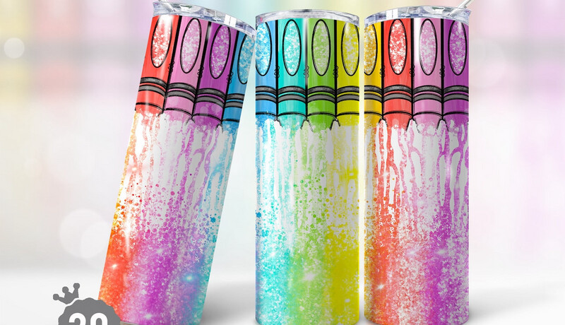 Watercolor Crayons WITH teachers Name