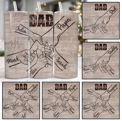 CUSTOM Fathers Day Tumbler