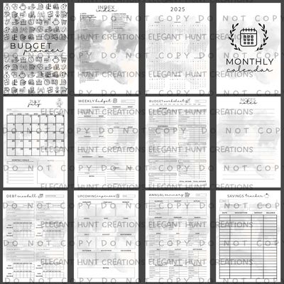 July-December DIGITAL Budget Binder