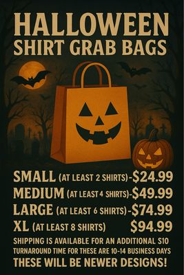 Halloween Tee Grab Bags