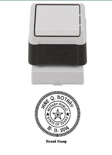 Round Pre-Ink Stamp - Brother 4040
