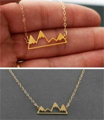 Collier &quot;Montagnes enneigées&quot;