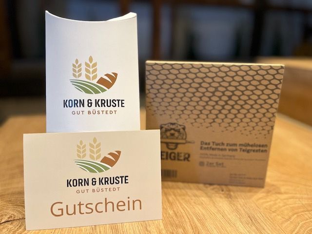 Geschenk Set I Gutschein mit Tiger Spültuch