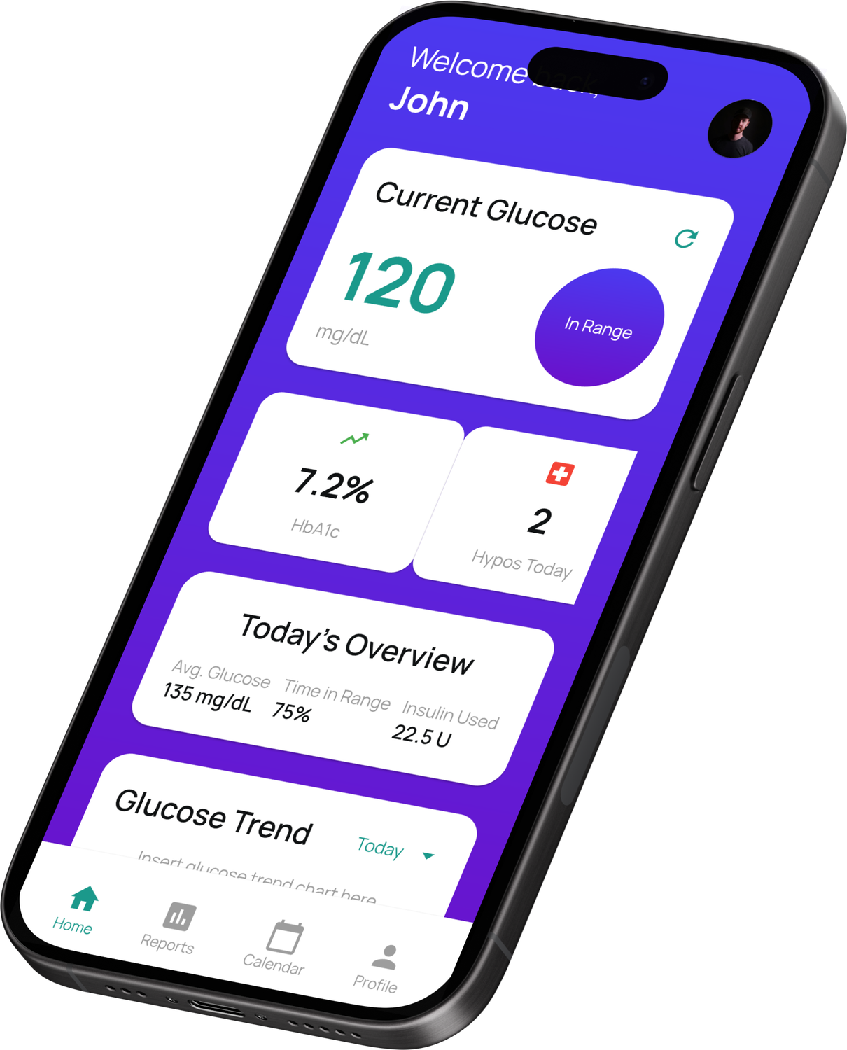 GlucoSense - Light, Your Smart Diabetes Companion, with Innovative Activity-Glucose-Level-Calculator: The BEST Diabetes App in 2025!"Want 4 Weeks of Free Diabetes Management?"