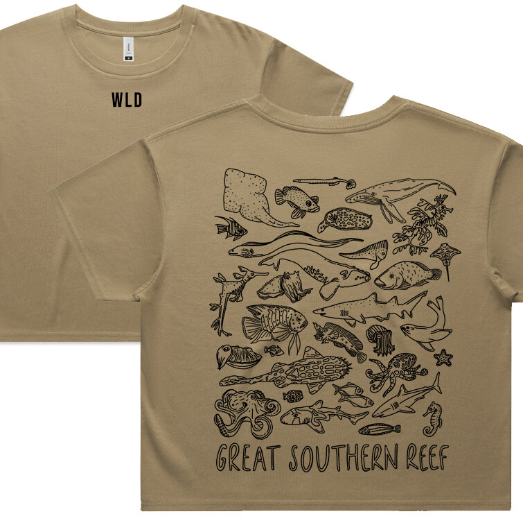 Women&#39;s Crop Tee - Great Southern Reef