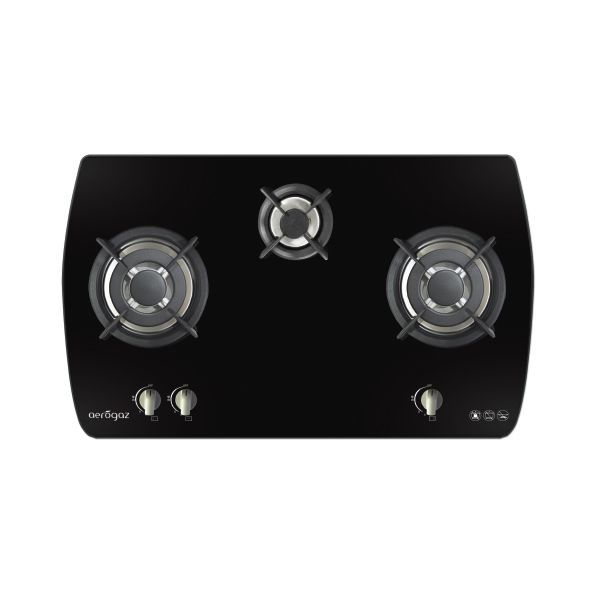 AZ-375F - 90cm LPG / PUB Glass Hob