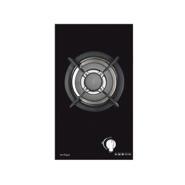 AZ-162F - 30 cm LPG/PUB Glass Single Gas Burner Hob