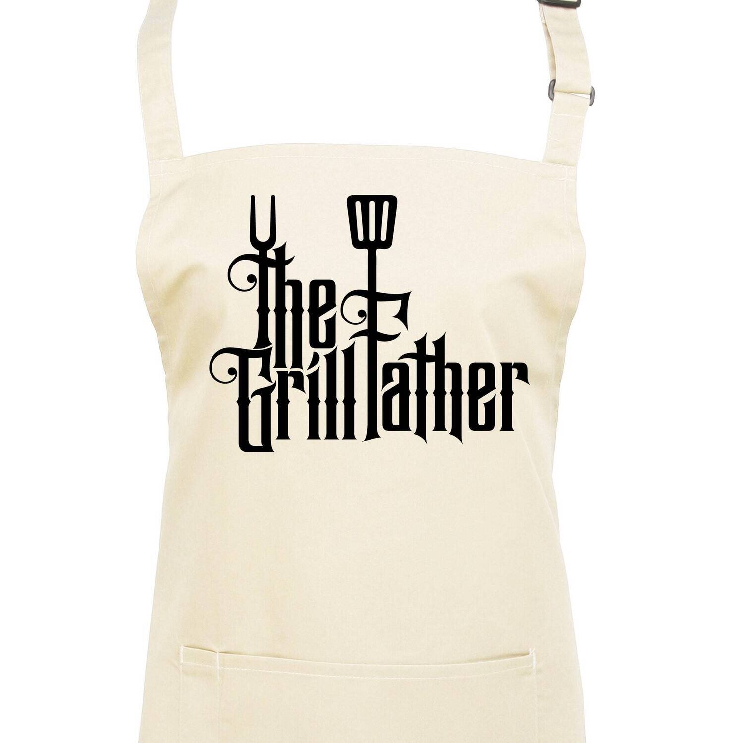 The GrillFather BBQ Apron! Available In 23 Apron Colours.
