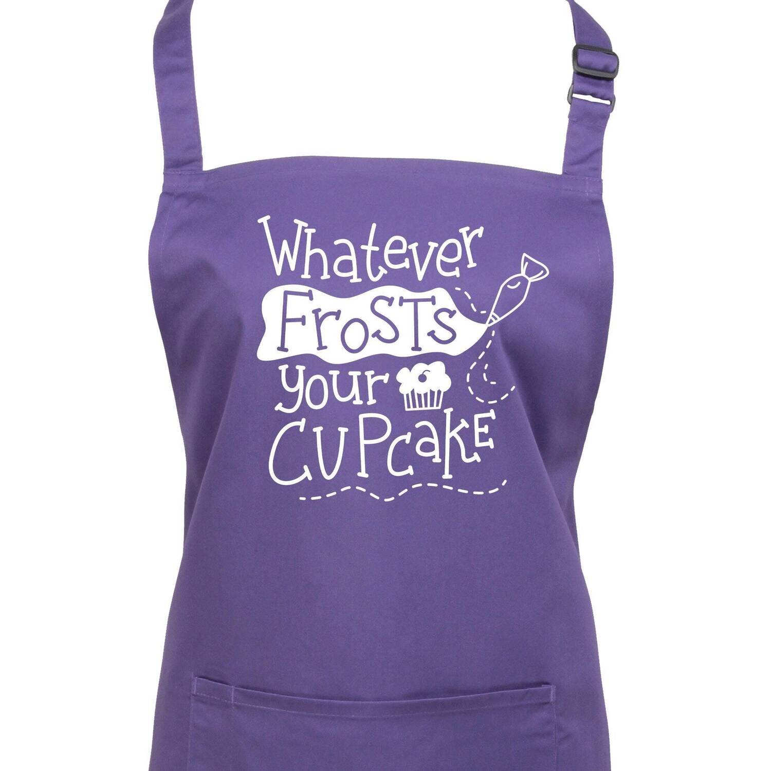 Whatever Frosts Your Cupcake Baking Apron. 23 Colours