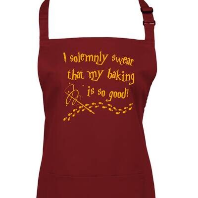 I Solemnly Swear  Wizard Apron in 23 colours.