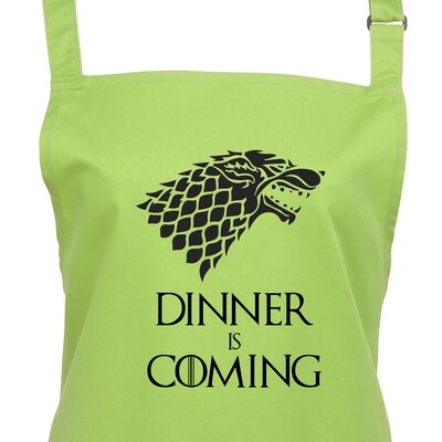Game of Thrones Dinner is Coming Apron. 23 Colours,