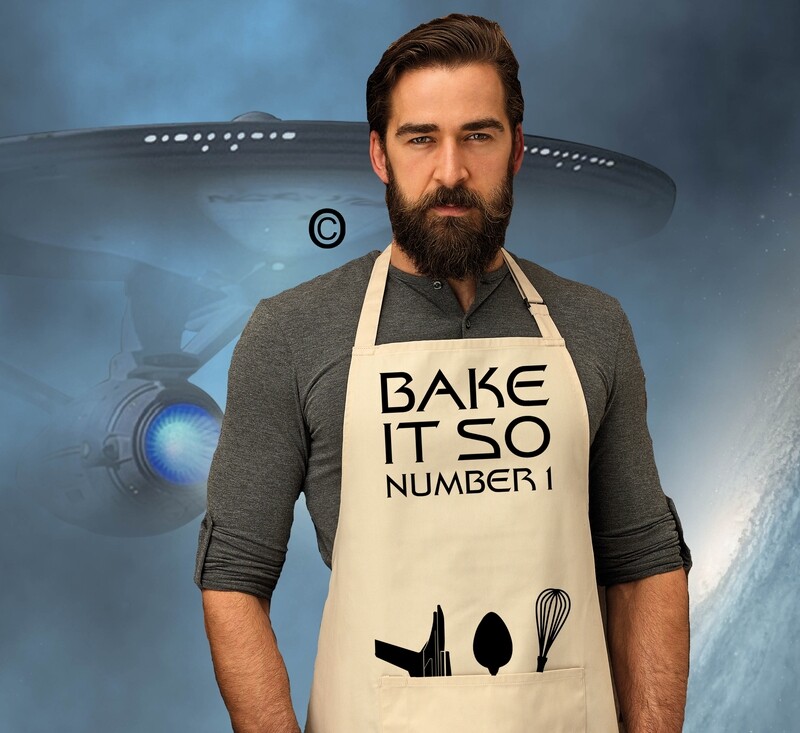 Bake It So Number One. Trekkies Apron.