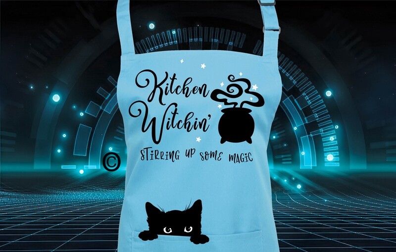 Kitchen Witchin&#39; Apron. Stirring Up Some Magic.