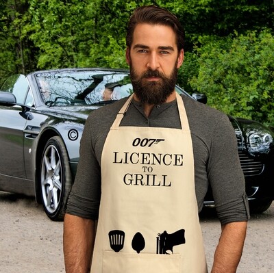 Licence to Grill 007 Apron