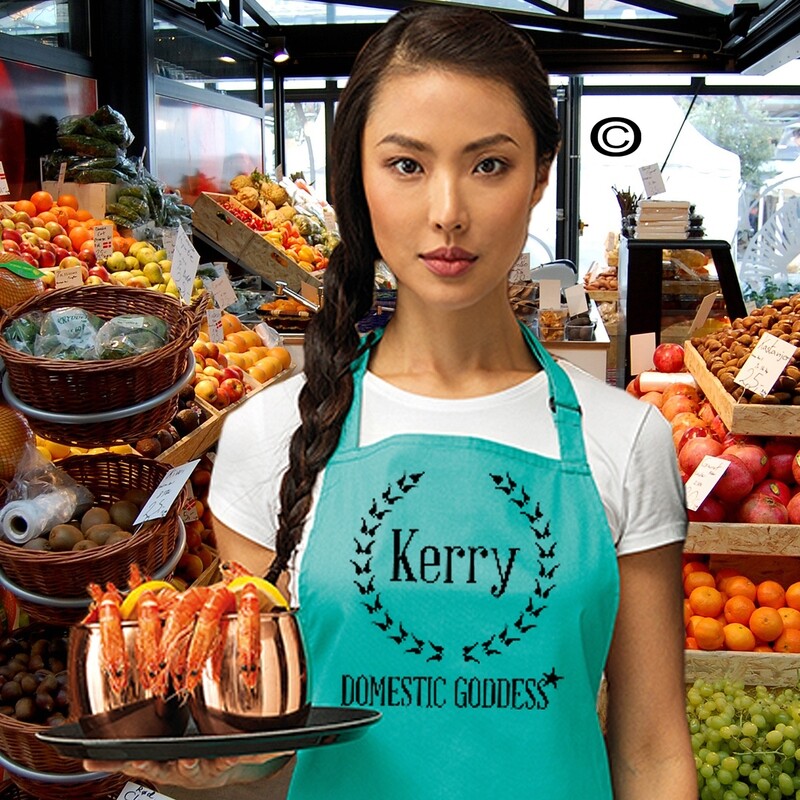 Personalised Domestic God / Goddess Apron.