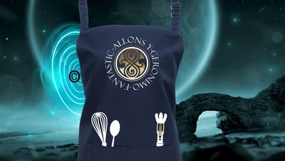Doctor Who Time Lord Apron with Sonic Screwdriver.