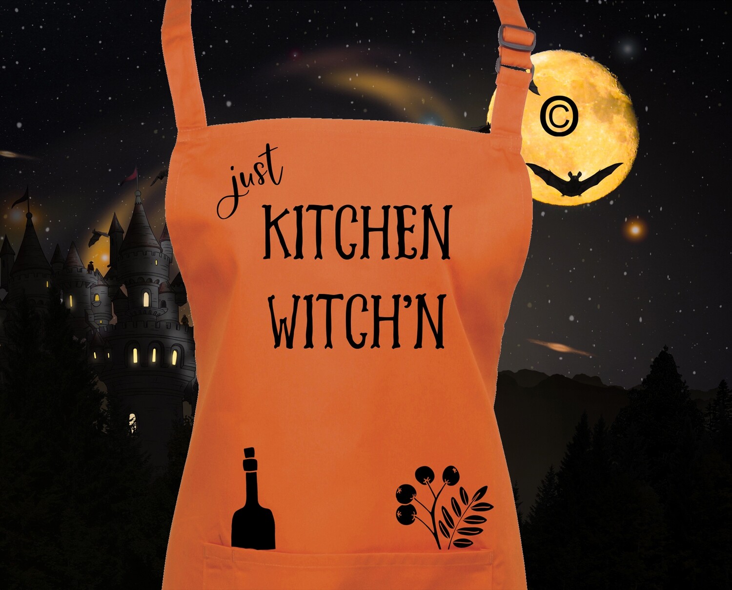 Kitchen Witch&#39;n Apron.