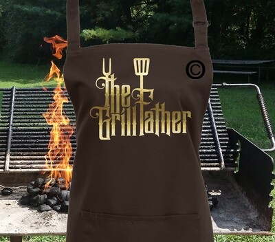 The GrillFather BBQ or Kitchen Apron.