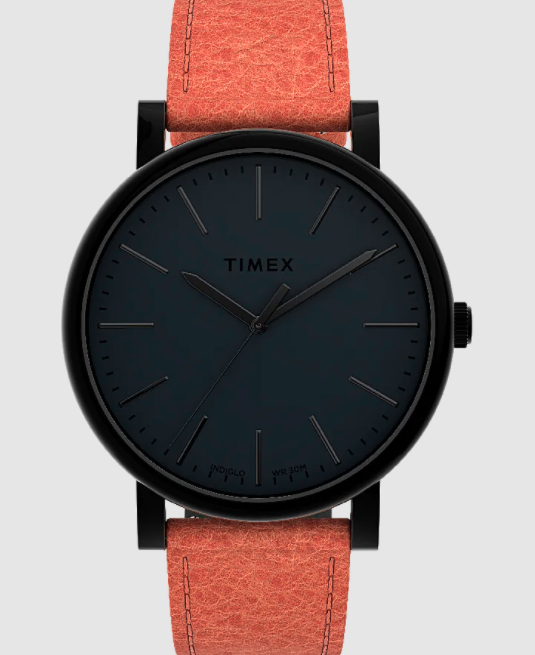 Timex leather watch