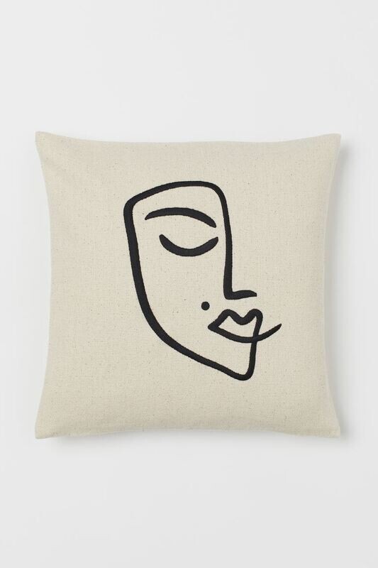 Housse de coussin visage