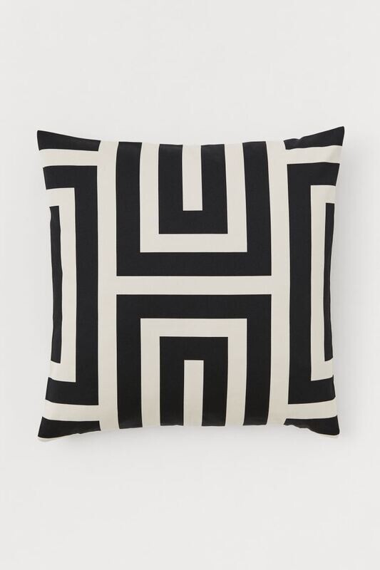 Housse de coussin moderne à motif