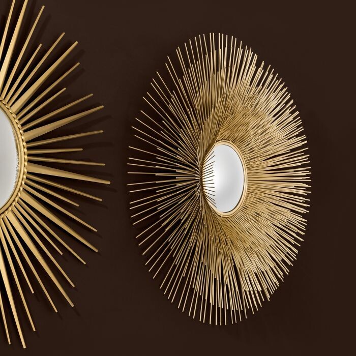 Miroir doré "SOLARIS L"