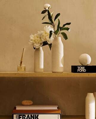 Vase blanc en céramique