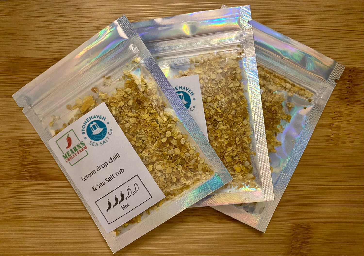 Mearns Chilli & Stonehaven Sea Salt Rub, 5g Sachet