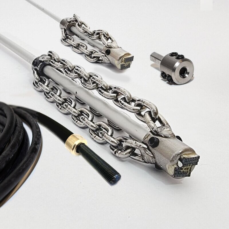 100mm 150mm Blockage Removal Kit (PVC Pipes)