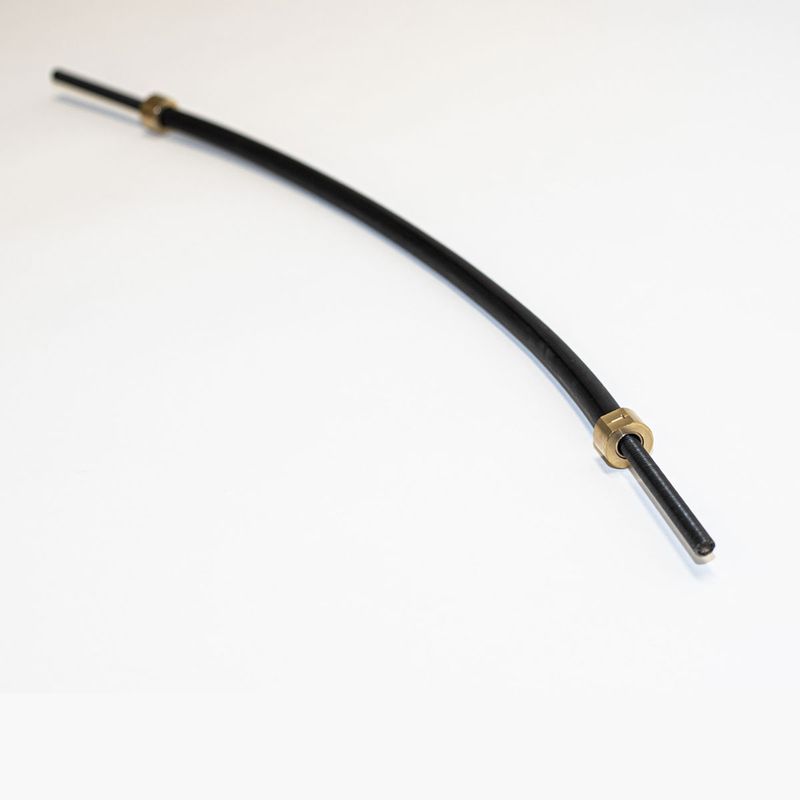 How to cut a kinked flexible shaft