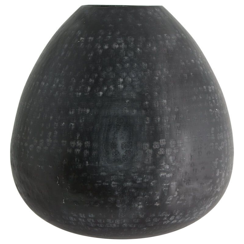 WEAVE HAMMERED DROP VASE