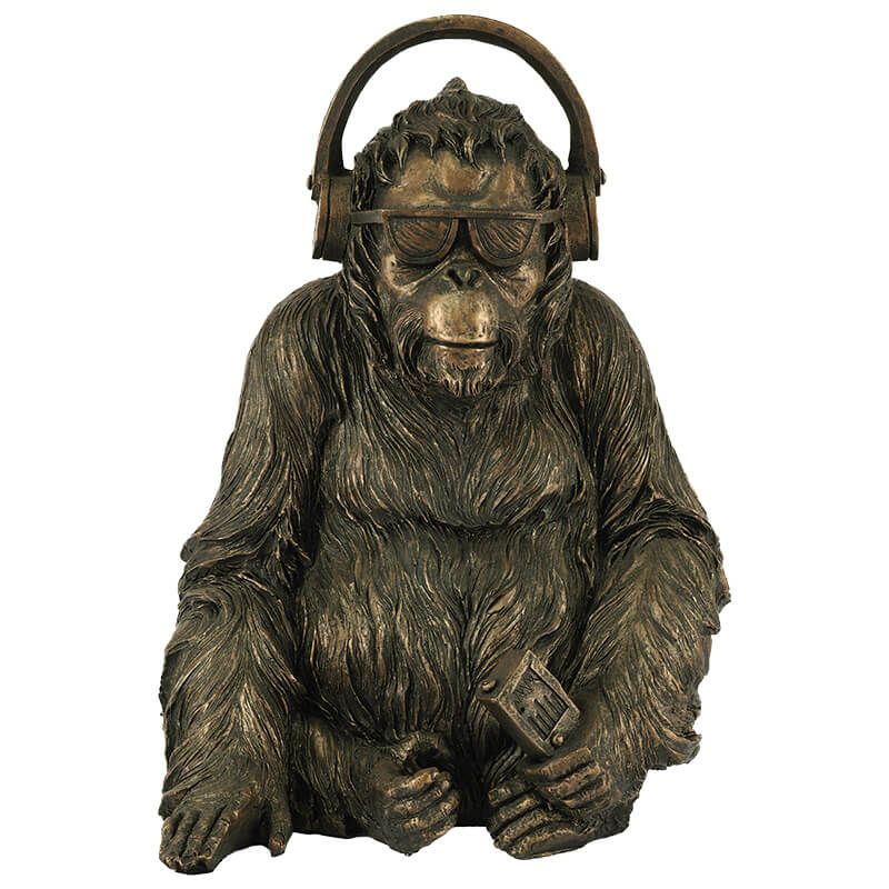 ORANGUTANG WITH HEADPHONES