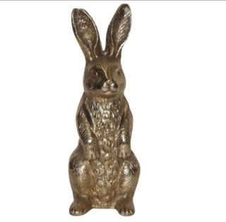 GOLD SITTING RABBIT