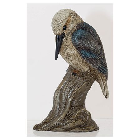 KINGFISHER ON STUMP