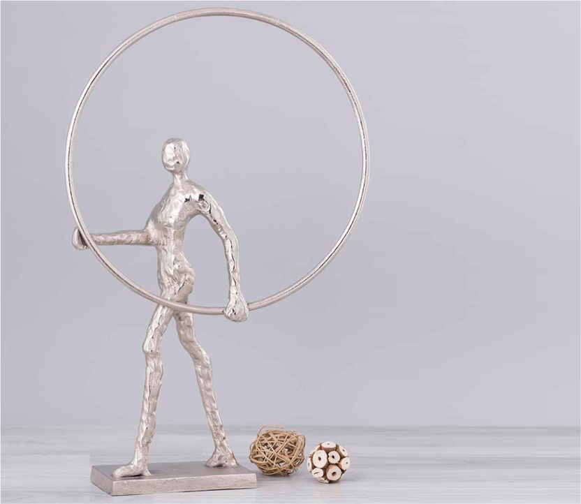 MAN WITH RING SCULPTURE