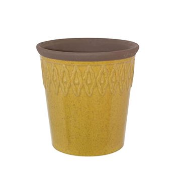 Mustard Flower Pot 15cm