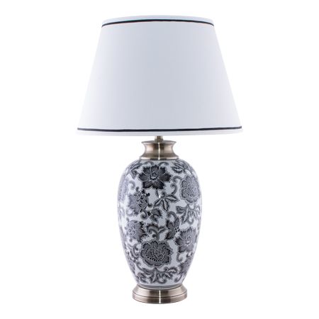 NOIR ET BLANC JAR LAMP TABLE