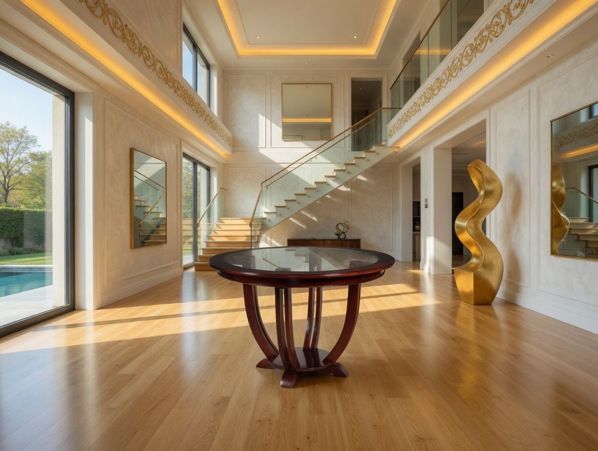 HYBRID TABLE 1.2m GLASS TOP