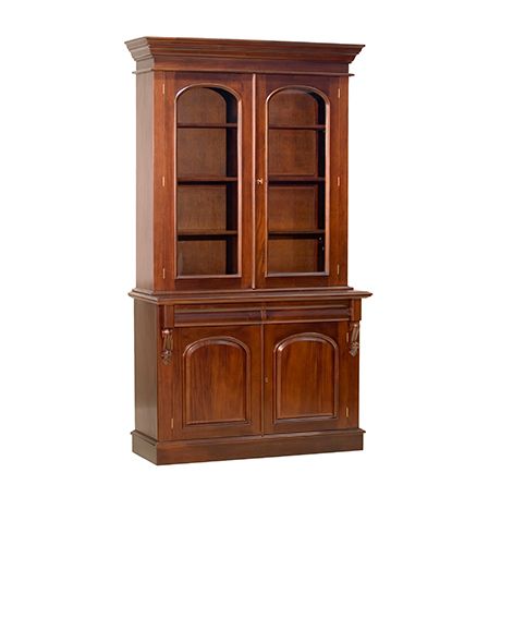 BOOKCASE 2 DOOR VICTORIAN