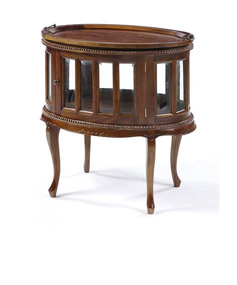 OVAL DRINKS CABINET