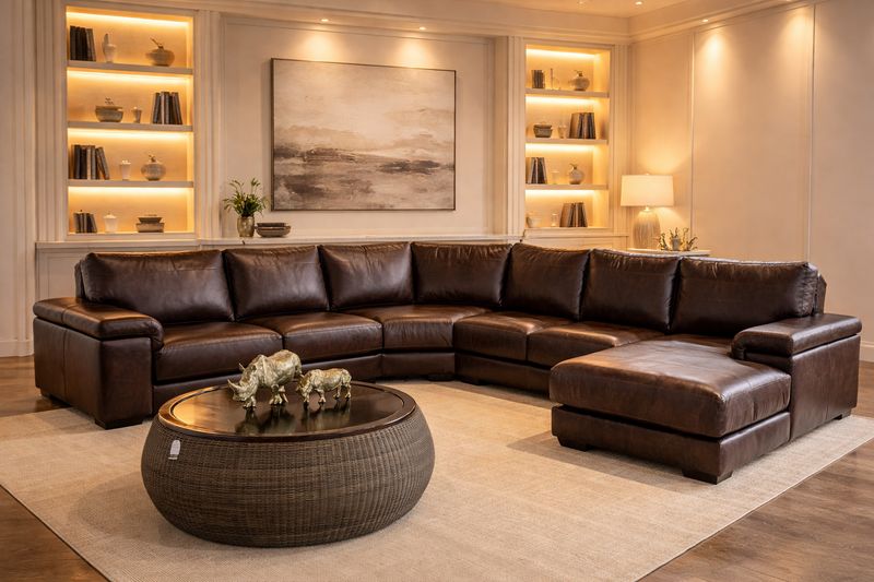 LIVINGSTONE CORNER + OTTOMAN