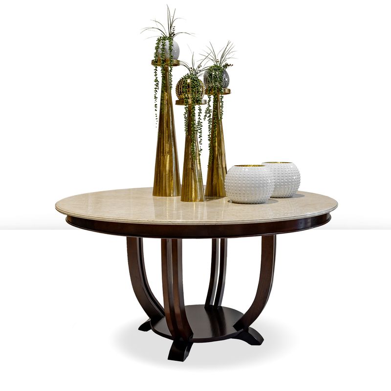 HYBRID TABLE 1.5m CREAM MARBLE TOP